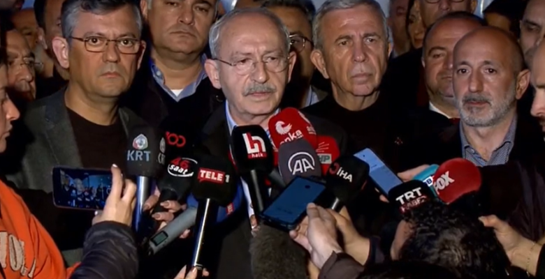 KILIÇDAROĞLU: BU KADAR İNSANIN KANI YERDE KALMAMALI