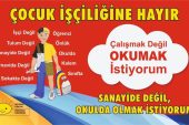 BUGÜN 12 HAZİRAN ULUSLARARASI ÇOCUK İŞÇİLİĞİYLE MÜCADELE GÜNÜ…