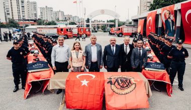 70 İTFAİYE ERİ MEMURU YEMİN EDEREK GÖREVE BAŞLADI