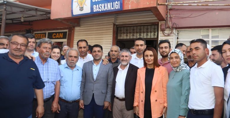 AK PARTİ MERSİN MİLLETVEKİLLERİ GÜLNAR’DA PARTİLİLER İLE BULUŞTU