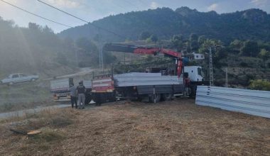 DEPREM BÖLGESİ KOZAN’DA ÇALIŞMALAR SÜRÜYOR