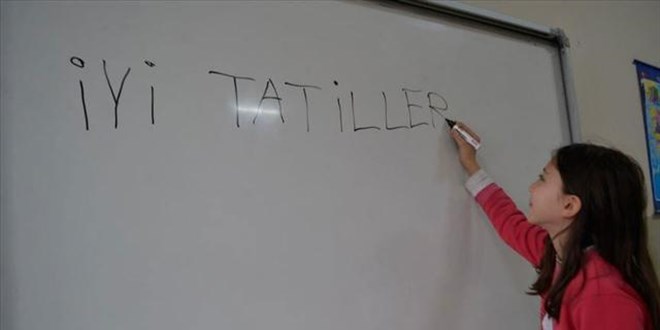 BİRİNCİ ARA TATİL YARIN BAŞLIYOR
