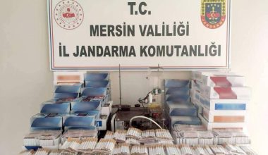 JANDARMA’DAN KAÇAK MAKARON OPERASYONU
