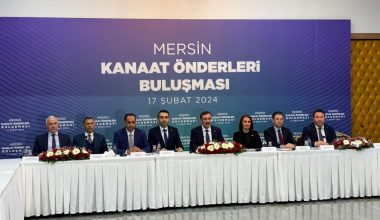 CUMHURBAŞKANI YARDIMCISI CEVDET YILMAZ: MERSİN İHRACATTA ÖNEMLİ İVME YAKALADI