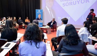 DR. ALİ ÖZ, İLK KEZ OY KULLANACAK OLAN GENÇLERLE BULUŞTU