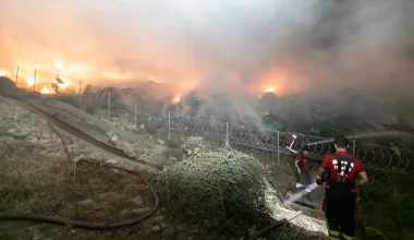 YENİŞEHİR’DE ATIK ALANINDA ÇIKAN YANGIN SÖNDÜRÜLDÜ