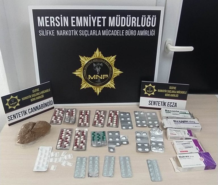 SİLİFKE’DEKİ UYUŞTURUCU TACİRLERİ POLİSTEN KAÇAMADI