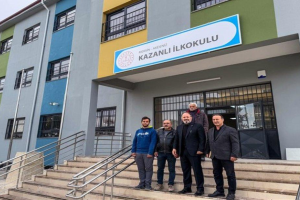 16 DERSLİKLİ AKDENİZ KAZANLI İLKOKULUNUN YAPIMI TAMAMLANDI