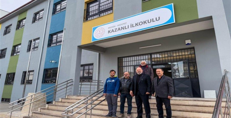 16 DERSLİKLİ AKDENİZ KAZANLI İLKOKULUNUN YAPIMI TAMAMLANDI