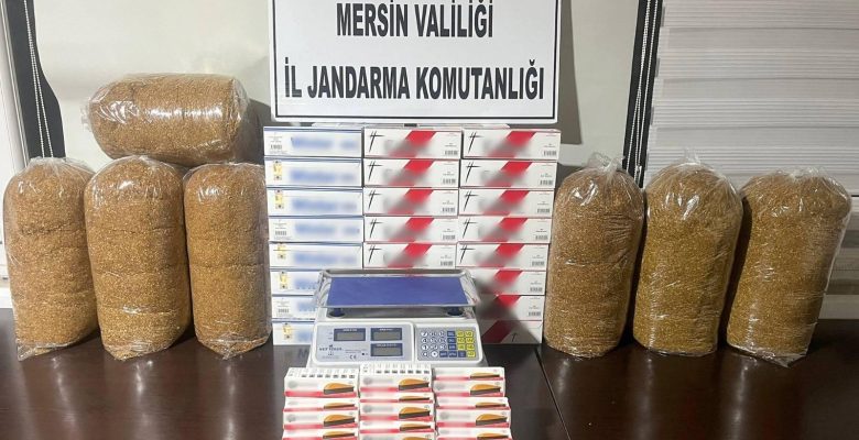 GÜLNAR VE SİLİFKE İLÇELERİNDE KAÇAK SİGARA OPERASYONU: 10 BİN 800 MAKARON ELE GEÇİRİLDİ