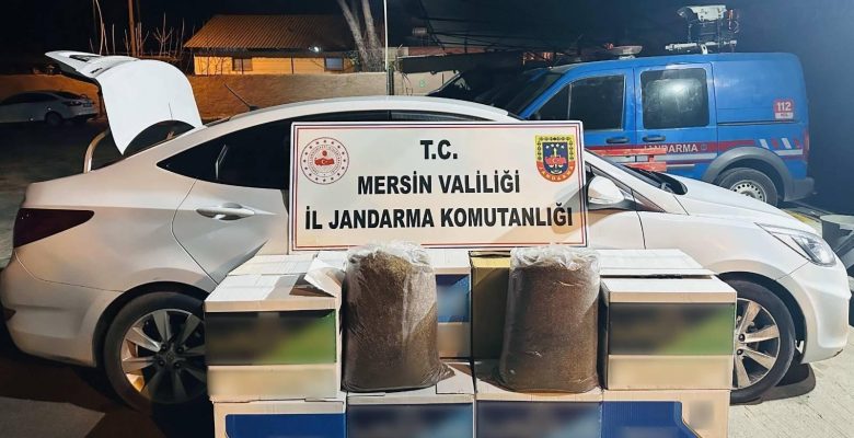 JANDARMADAN KAÇAK MAKARON OPERASYONU: 4 ŞÜPHELİ YAKALANDI