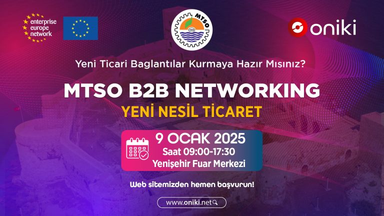 MERSİN’DE YAPAY ZEKA DESTEKLİ B2B NETWORKİNG ETKİNLİĞİ 9 OCAK 2025’TE DÜZENLENECEK