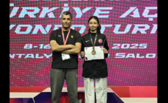 MERSİNLİ SPORCU ELİF YETKİN, ANTALYA’DA DÜZENLENEN 12.ULUSLARARASI TÜRKİYE AÇIK TAEKWONDO TURNASINDA 3. OLDU