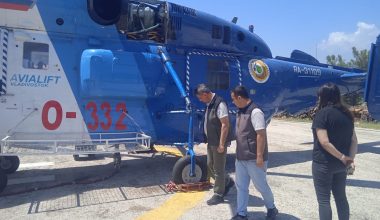 MERSİN ORMAN BÖLGE MÜDÜRÜ RİFAT ATAŞ’TAN HELİKOPTER EKİBİNE ZİYARET
