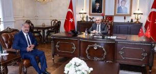 ADANA KASAPLAR ODASI BAŞKANI SARUHAN YAĞMUR, ADANA VALİSİ KÖŞGER’İ KURBAN BAYRAMI HAZIRLIKLARI İÇİN BİLGİLENDİRDİ