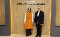MERSİN MİLLETVEKİLİ LEVENT UYSAL, İL MİLLÎ EĞİTİM MÜDÜRÜ FAZİLET DURMUŞ’U ZİYARET ETTİ