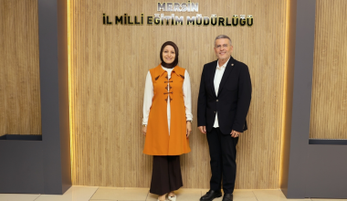 MERSİN MİLLETVEKİLİ LEVENT UYSAL, İL MİLLÎ EĞİTİM MÜDÜRÜ FAZİLET DURMUŞ’U ZİYARET ETTİ
