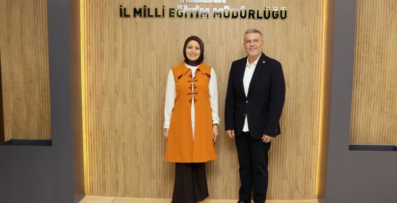 MERSİN MİLLETVEKİLİ LEVENT UYSAL, İL MİLLÎ EĞİTİM MÜDÜRÜ FAZİLET DURMUŞ’U ZİYARET ETTİ