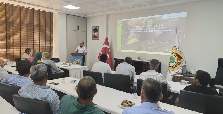 MUHTARLARA ORMAN YANGINLARI KONUSUNDA BİLGİLENDİRME YAPILDI