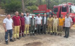 TARIM VE ORMAN BAKAN YARDIMCISI AHMET GÜMEN, SİLİFKE’DE ÇIKAN ORMAN YANGINI BÖLGESİNDE İNCELEMELERDE BULUNDU