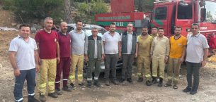 TARIM VE ORMAN BAKAN YARDIMCISI AHMET GÜMEN, SİLİFKE’DE ÇIKAN ORMAN YANGINI BÖLGESİNDE İNCELEMELERDE BULUNDU