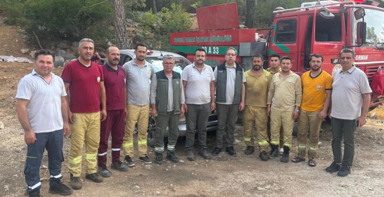 TARIM VE ORMAN BAKAN YARDIMCISI AHMET GÜMEN, SİLİFKE’DE ÇIKAN ORMAN YANGINI BÖLGESİNDE İNCELEMELERDE BULUNDU
