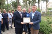 KARAİSALI BELEDİYE BAŞKANI BEKİR ŞİMŞEK, İLÇEDE GÖREV SÜRESİ DOLAN KAYMAKAM MUHAMMED ALİ ÇELİK’İ UĞURLADI