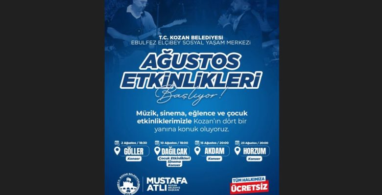 KOZAN’DA YAYLA ŞENLİKLERİNE SAYILI GÜNLER KALDI!