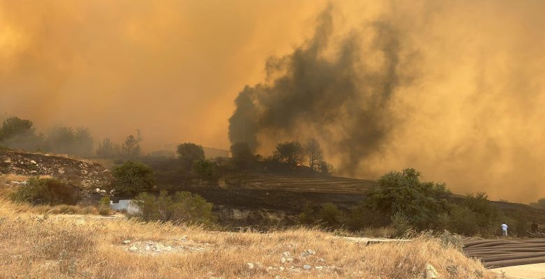ÇANAKKALE’DEKİ ORMAN YANGINLARI 25 SAAT SONRA KONTROL ALTINA ALINDI