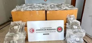 MERSİN LİMANI’NDA 587 KİLOGRAM ESRAR ELE GEÇİRİLDİ