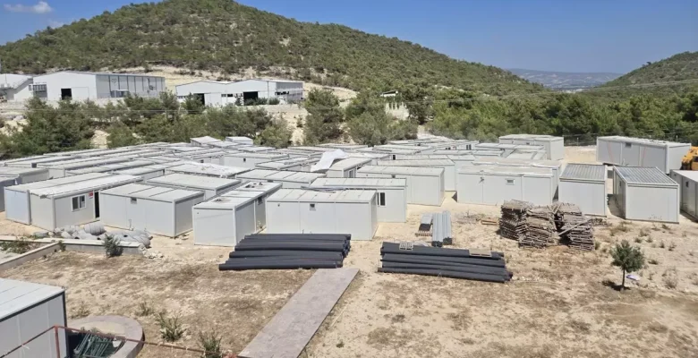 YANGIN MAĞDURLARINA KONTEYNER DESTEĞİ VERİLMEYE BAŞLANDI.