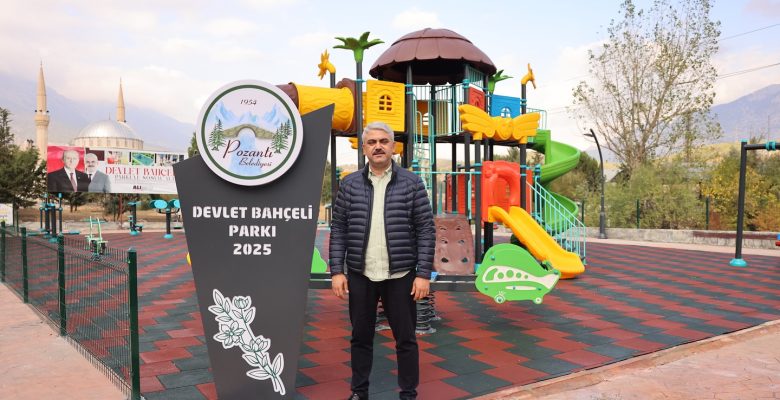 POZANTI BELEDİYESİNDEN ÖRNEK HİZMET: PARK AÇILMADAN İLGİ ODAĞI OLDU