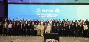 “AİLE DOSTU İŞ YERİ” PROJESİNE EN FAZLA DESTEK VEREN ŞUBE MÜSİAD MERSİN OLDU