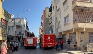 TOROSLAR’DA KİRACI OTURDUĞU EVİ YAKTI! MAHALLE BİRBİRİNE GİRDİ