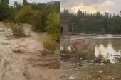 AYLAR SONRA GELEN YAĞMUR DERELERİ TAŞIRDI