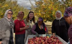 GÜLNAR’DA “HAYIRLI GÜNLER KOMŞUM” ZİYARETLERİ KADIN ELİYLE, GÖNÜLLERE DOKUNUYOR