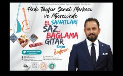 SARIÇAM’DA ÜCRETSİZ EL SANATLARI VE MÜZİK KURSLARINA KAYIT BAŞLADI