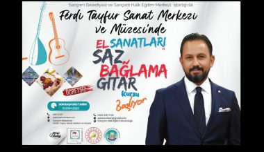SARIÇAM’DA ÜCRETSİZ EL SANATLARI VE MÜZİK KURSLARINA KAYIT BAŞLADI
