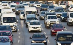 TRAFİKTEKİ TOPLAM ARAÇ SAYISI 191 BİN 406 ARTTI