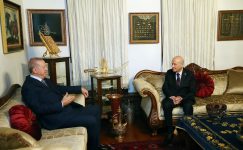 CUMHURBAŞKANI ERDOĞAN, MHP LİDERİ DEVLET BAHÇELİ’Yİ ZİYARET ETTİ