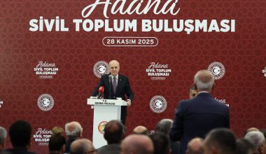 TBMM BAŞKANI NUMAN KURTULMUŞ ADANA’DA KONUŞTU: TERÖR BELASINI GERİDE BIRAKIYORUZ