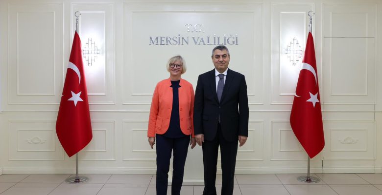 MERSİN VALİSİ ATİLLA TOROS, ALMANYA BÜYÜKELÇİSİ SİBYLLE KATHARİNA SORG’U KABUL ETTİ