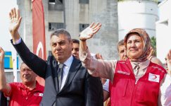 MERSİN VALİSİ ATİLLA TOROS, GAZZE’YE İNSANİ YARDIM MALZEMESİNİ ULAŞTIRACAK OLAN 18. İYİLİK GEMİSİ’NİN UĞURLAMA TÖRENİNE KATILDI