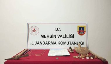 MERSİN’DE KAÇAK KAZI YAPAN 4 KİŞİ YAKALANDI