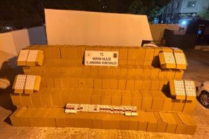 JANDARMADAN KAÇAK MAKARON OPERASYONU