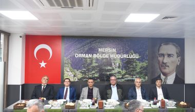 MERSİN ORMAN BÖLGE MÜDÜR YARDIMCISI YAŞAR YAMAN SAĞLAM’A VEDA YEMEĞİ