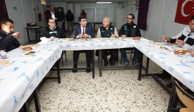 ÇAY, SİMİT VE EMEK AYNI SOFRADA: DSİ 6. BÖLGEDE SONDAJ ŞUBE ZİYARETİ