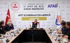 MERSİN VALİSİ ATİLLA TOROS’UN BAŞKANLIĞINDA,”TAM ÖLÇEKLİ RADYASYON ACİL DURUM TATBİKATI” KAPSAMINDA KOORDİNASYON TOPLANTISI GERÇEKLEŞTİRİLDİ