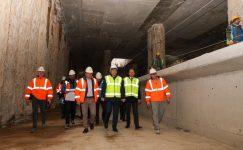 MERSİN VALİSİ ATİLLA TOROS, MERSİN-ADANA-OSMANİYE-GAZİANTEP HIZLI TREN HATTINDA İNCELEMELERDE BULUNDU