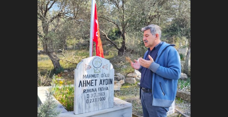ŞEHİT İMAM AHMET AYDIN, ŞEHADET YILDÖNÜMÜNDE MEZARINDA DUALARLA ANILDI
